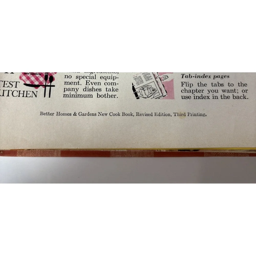 Better Homes and Gardens New Cook Book 1962 MCM Ring Binder Vintage